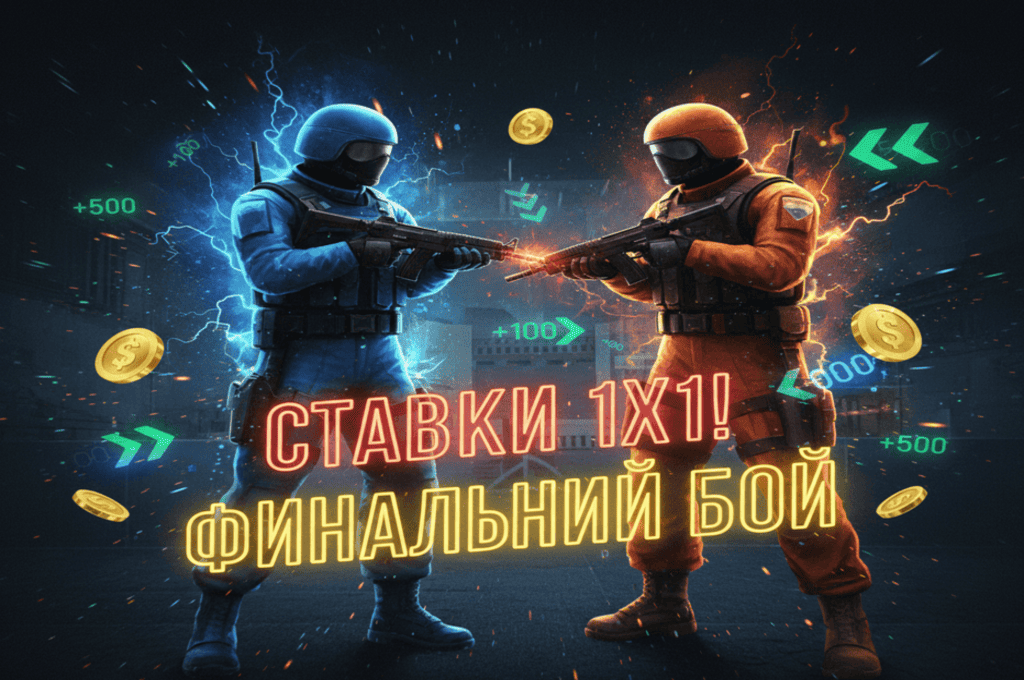 Ставки 1х1 на сервере!